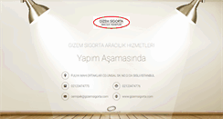 Desktop Screenshot of gizemsigorta.com