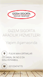 Mobile Screenshot of gizemsigorta.com